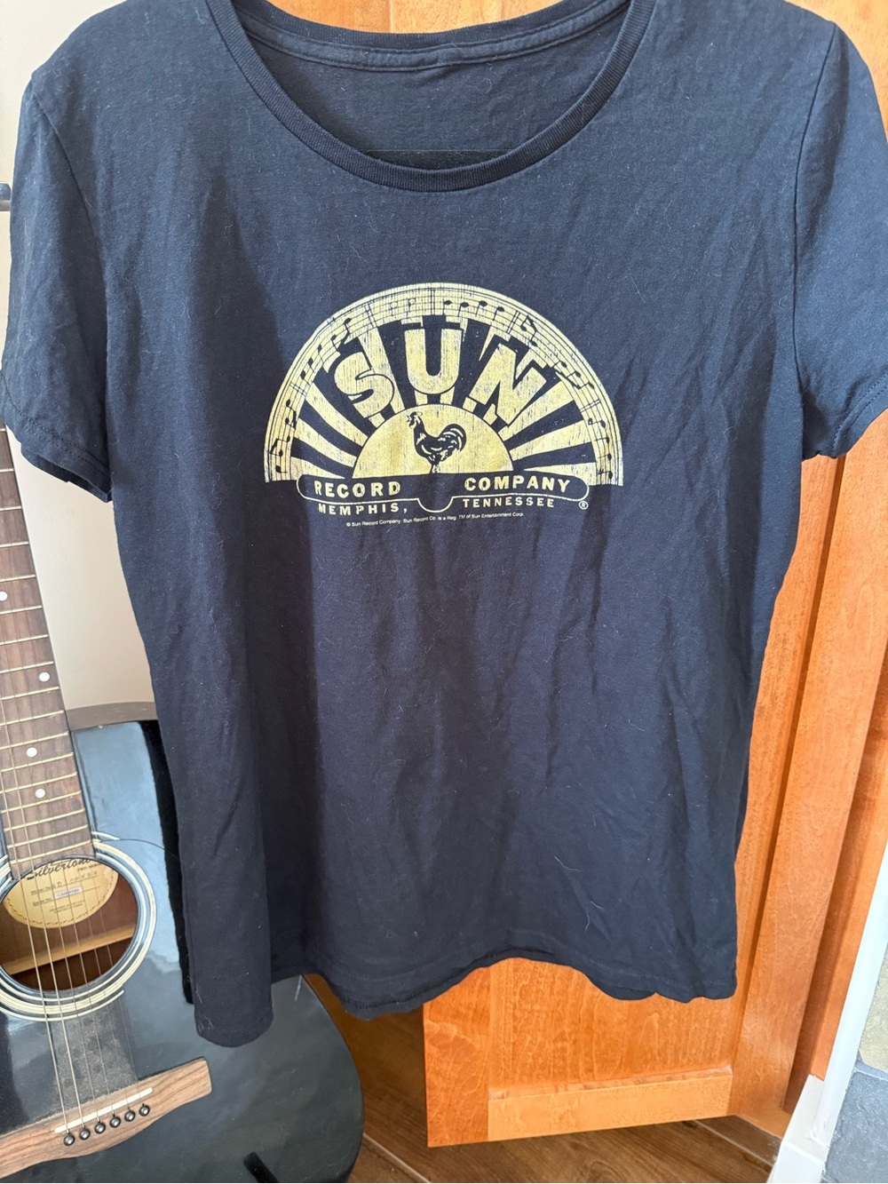 Vintage Sun Record Black Tee